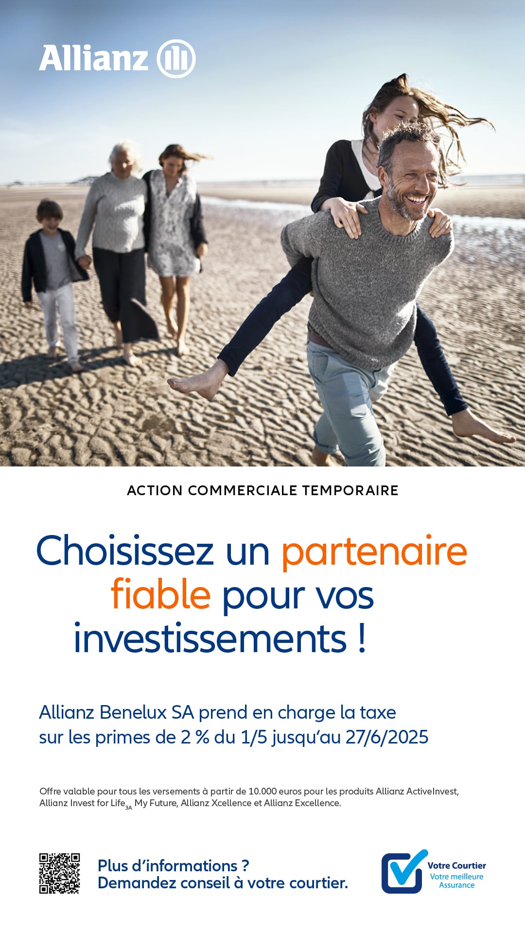 écran Brocom action commerciale Investissement