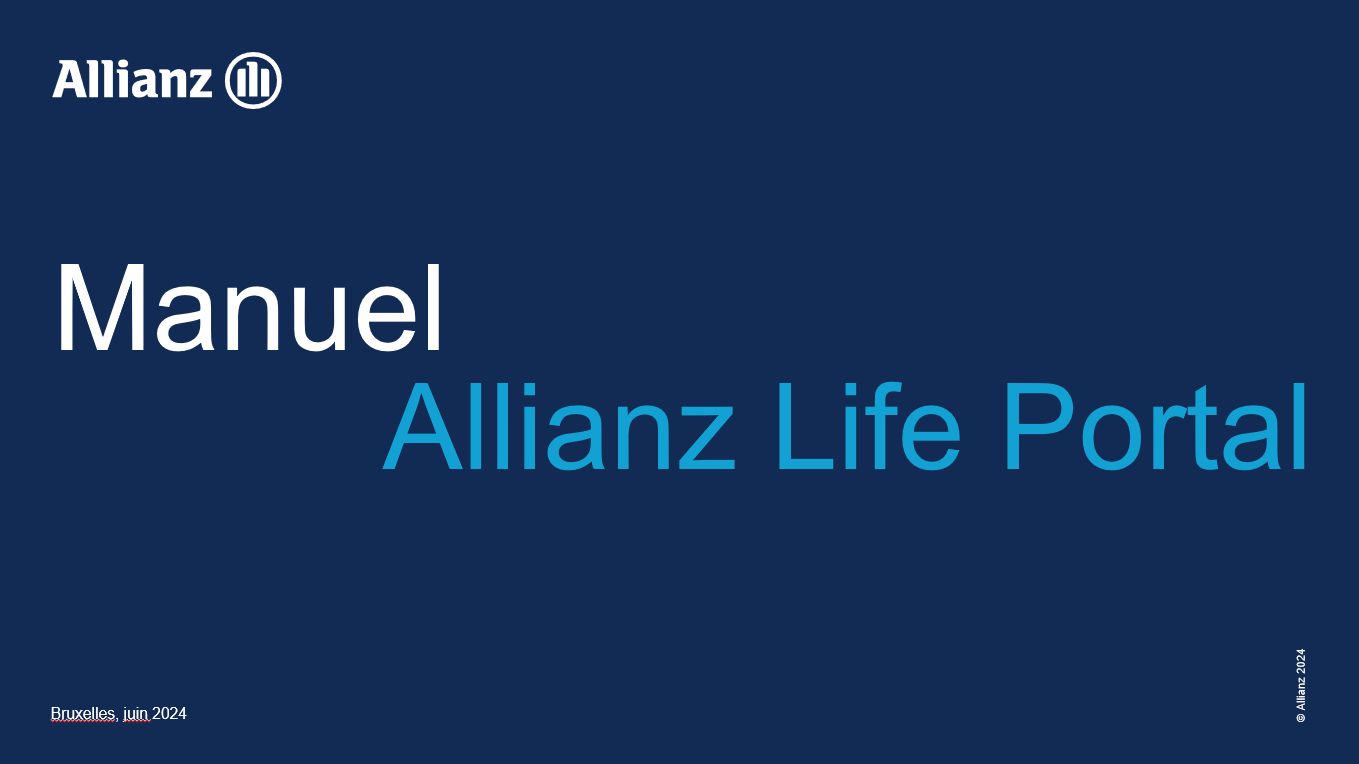 Allianz Life Portal - Manuel