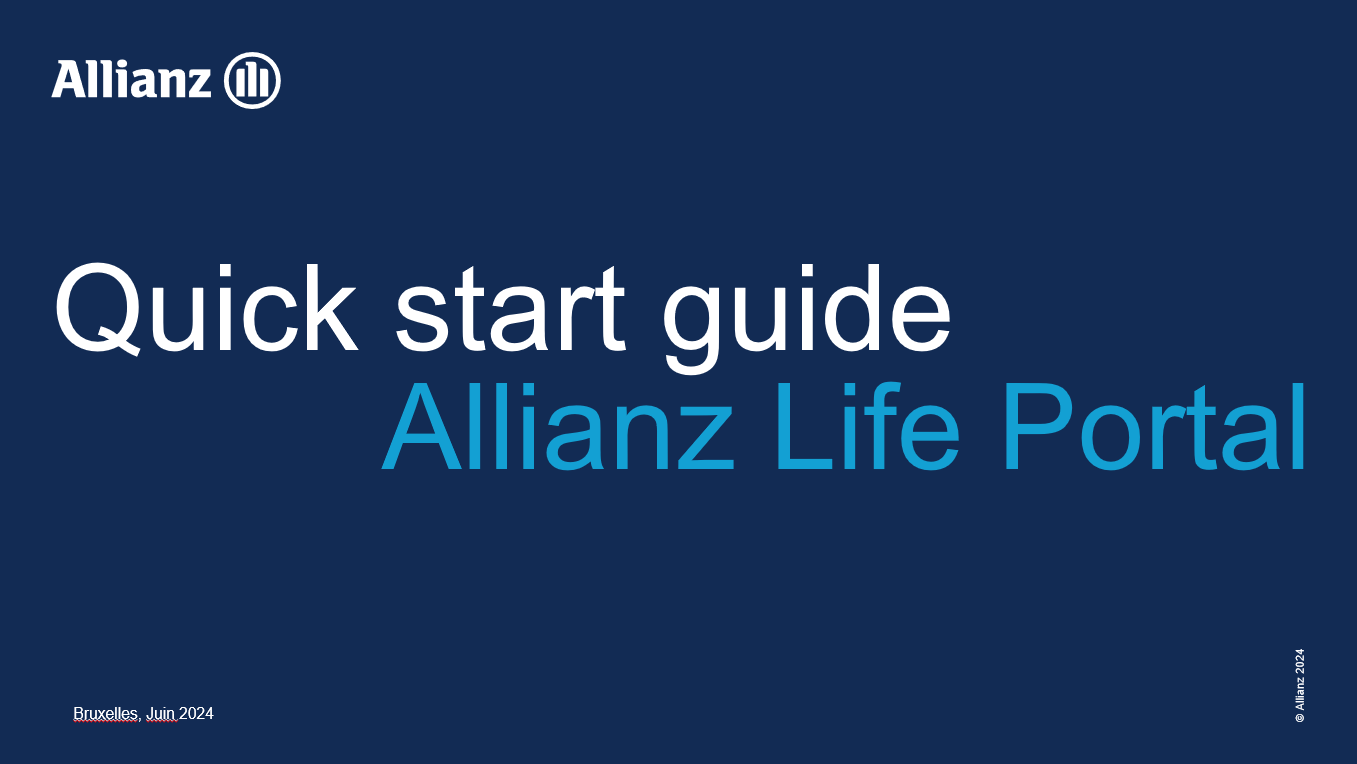 Allianz Life Portal - Quick Start Guide